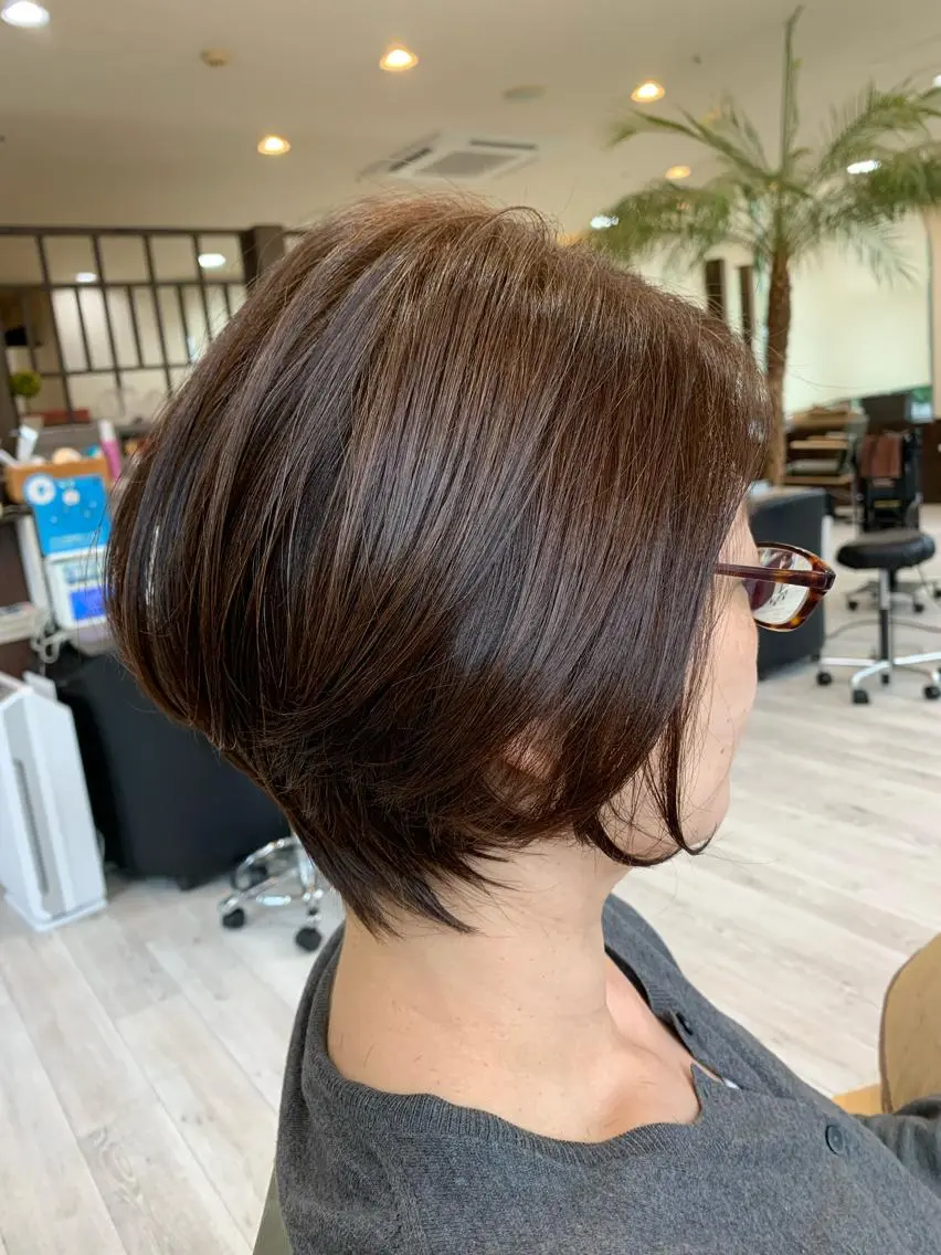 ショート カラー カット ヘアカラー トリートメント 中野  淳のヘアスタイル