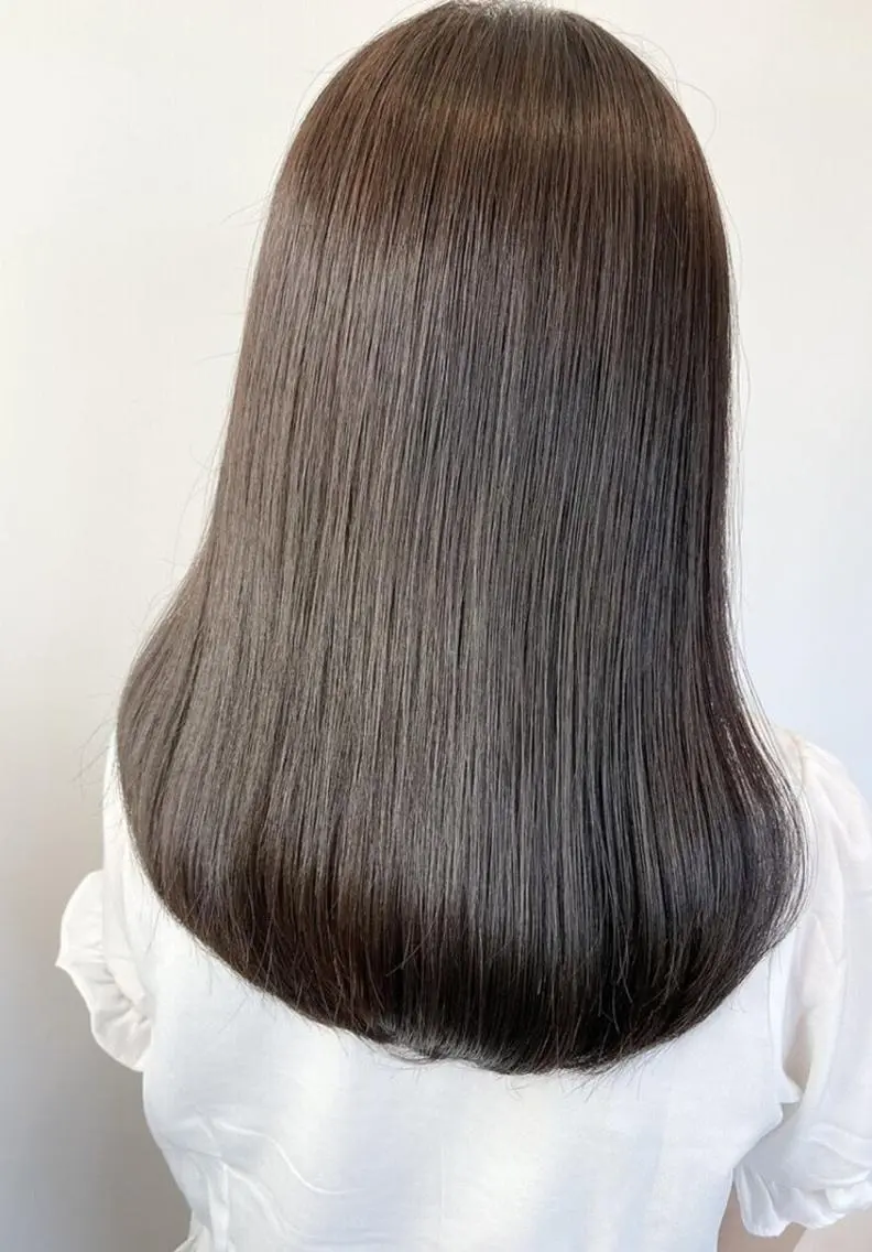 ロング 松田 楽のヘアスタイル