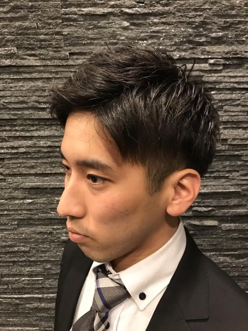 ショート メンズ 岩間 佳祐のヘアスタイル
