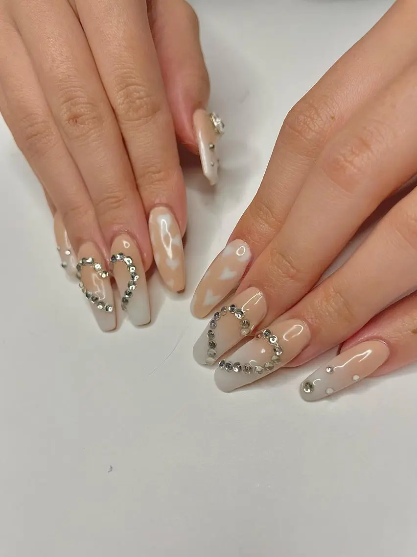 ネイル 長さ出し フラッシュネイル 氷ネイル・うるうるネイル マグネットネイル 持ち込み Ri-e's nailのネイルデザイン