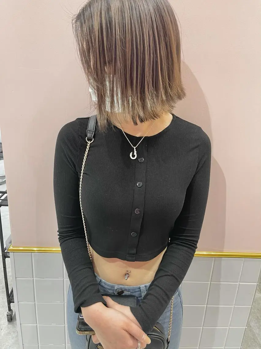 ショート カラー 店長 小池アキトのヘアスタイル