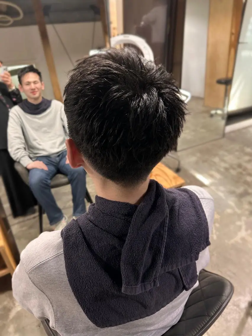 ショート デザインカット ショートヘア カット Brandnew 東生駒本店小川タスクのヘアスタイル