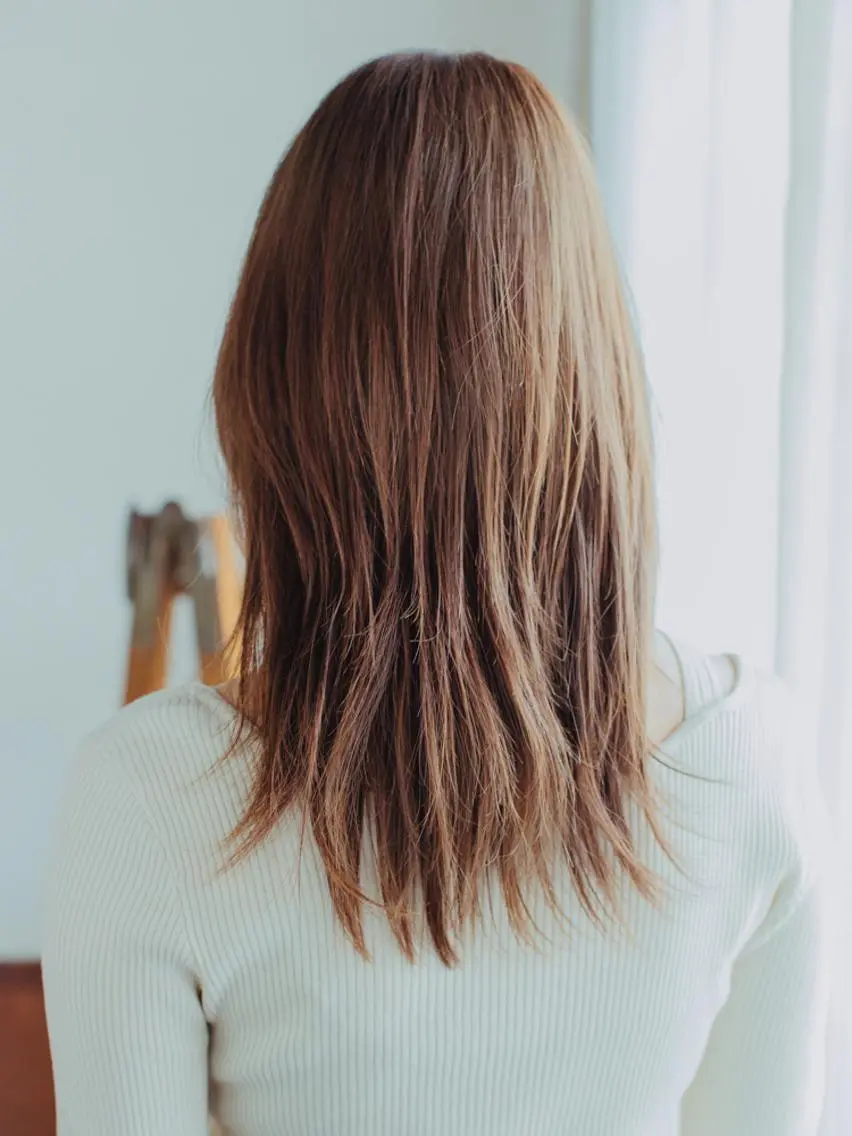 セミロング 💜堀 有紀💜のヘアスタイル