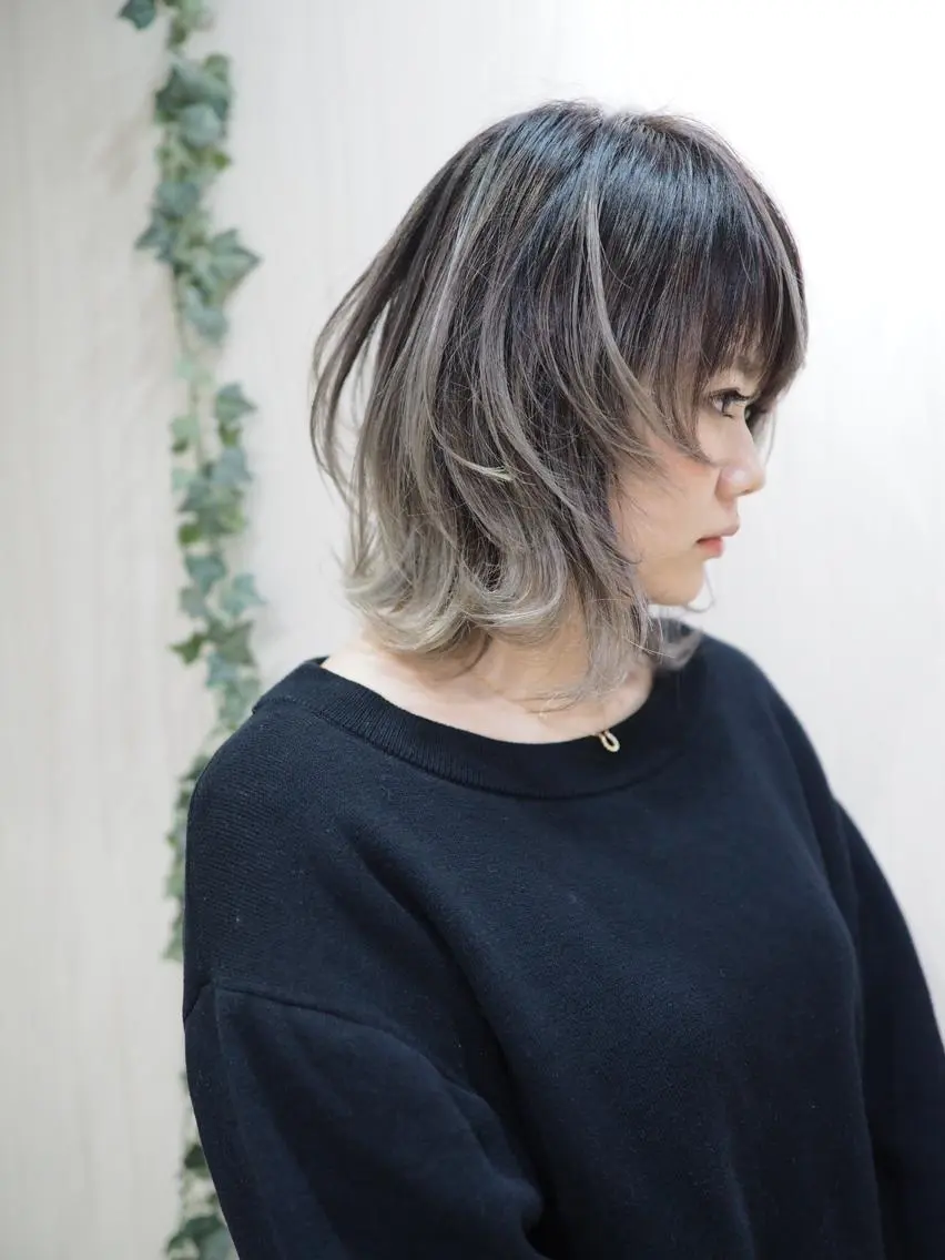 ミディアム 坂 直樹のヘアスタイル