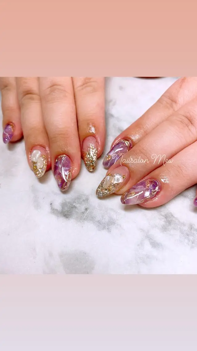 ネイル Nailsalon Mew❤︎のネイルデザイン