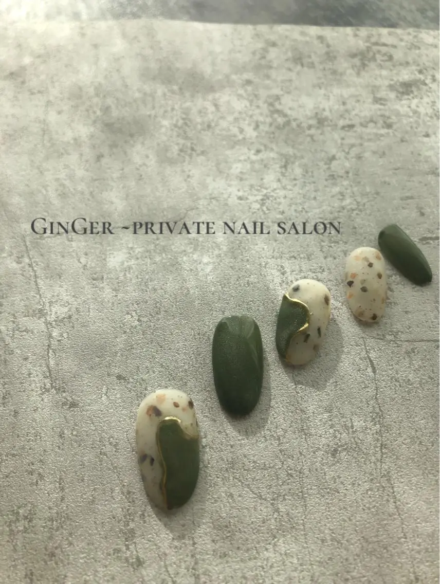 ネイル ニュアンスネイル オフィスネイル ginger nail&spaのネイルデザイン