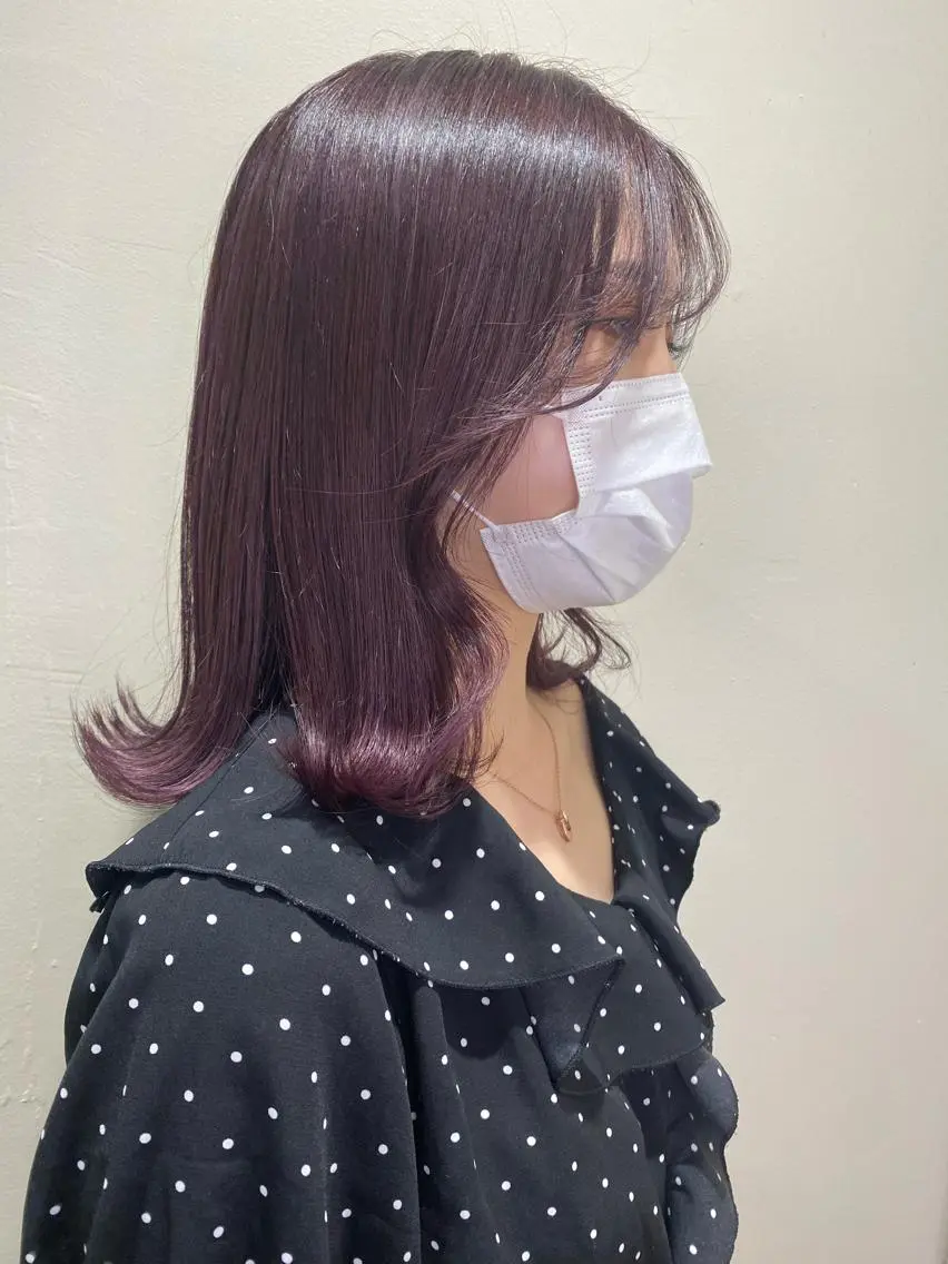 セミロング 韓国風ヘア 髪質改善/ TECHIのヘアスタイル