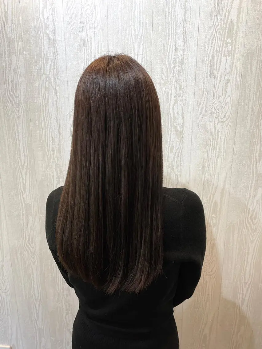 セミロング カラー アッシュ トリートメント カット ヘアカラー トリートメント TELA HAIR 守谷のヘアスタイル