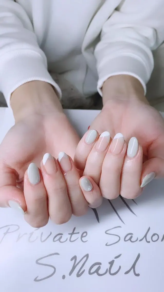 ネイル 西大分S.Nail 𓏲⋆🪸.⋆⸜🫧のネイルデザイン