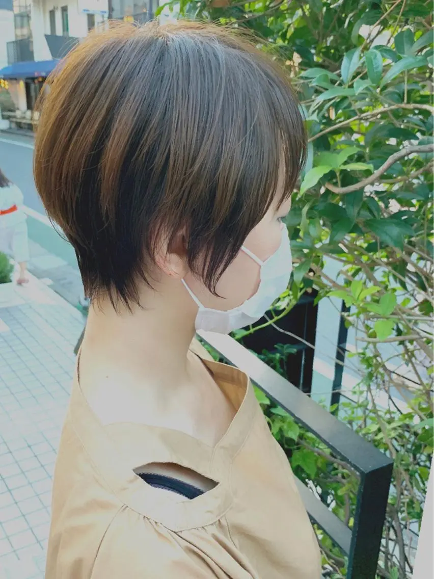 ショート カラー 大人女性ショート専門 tomodaのヘアスタイル