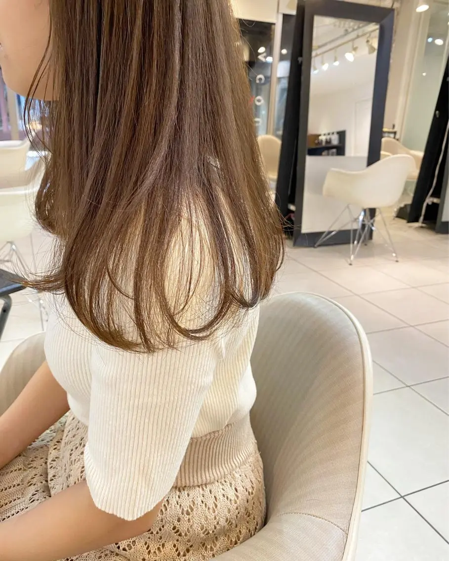 ロング カラー ブリーチ ブリーチなしカラー 🫧透明感ヘア🫧 🧸竹花　彩希🧸のヘアスタイル