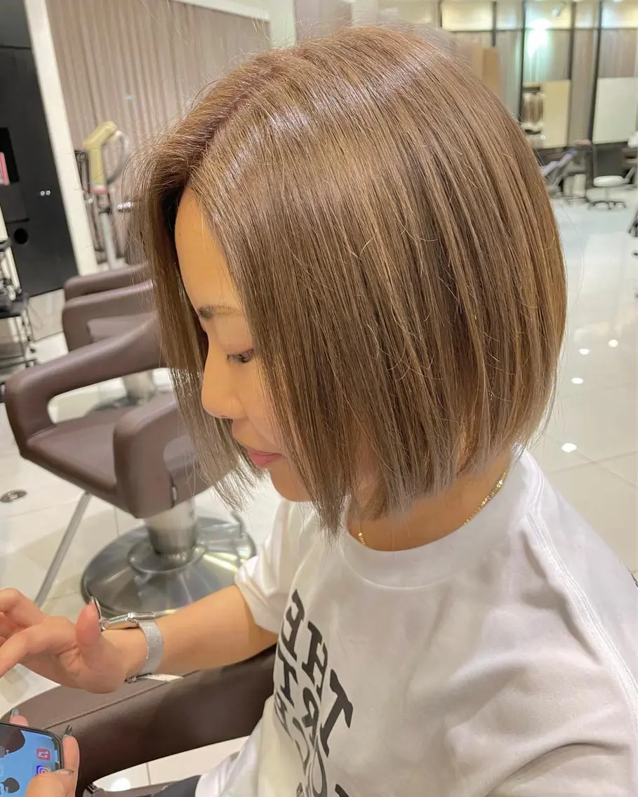 ミディアム カラー 竹田 京人のヘアスタイル