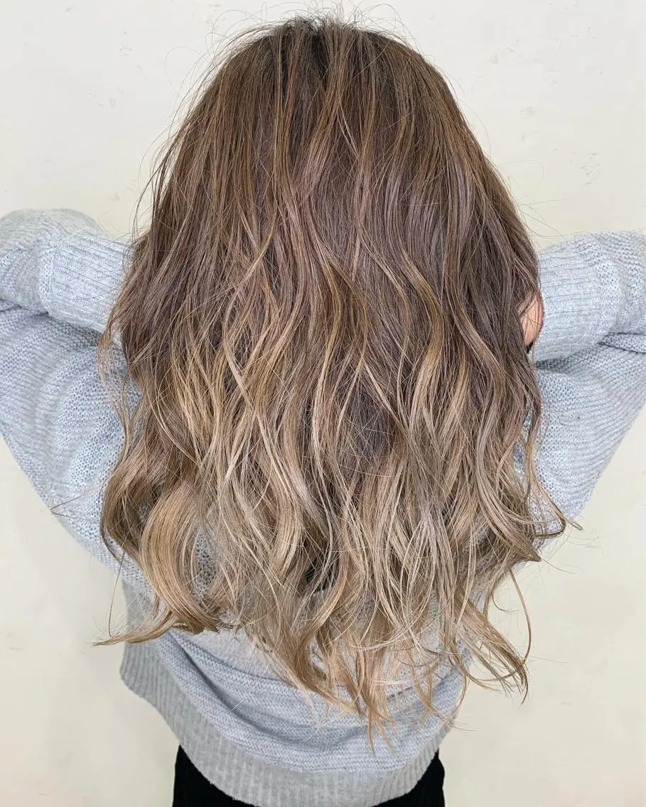ロング カラー カット ヘアカラー 仙台×ブリーチ 斎藤相慶のヘアスタイル