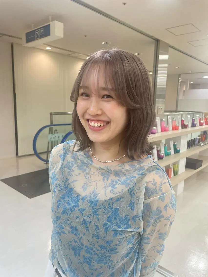 ミディアム カラー カット ヘアセット モデル様募集中 /REIRIのヘアスタイル