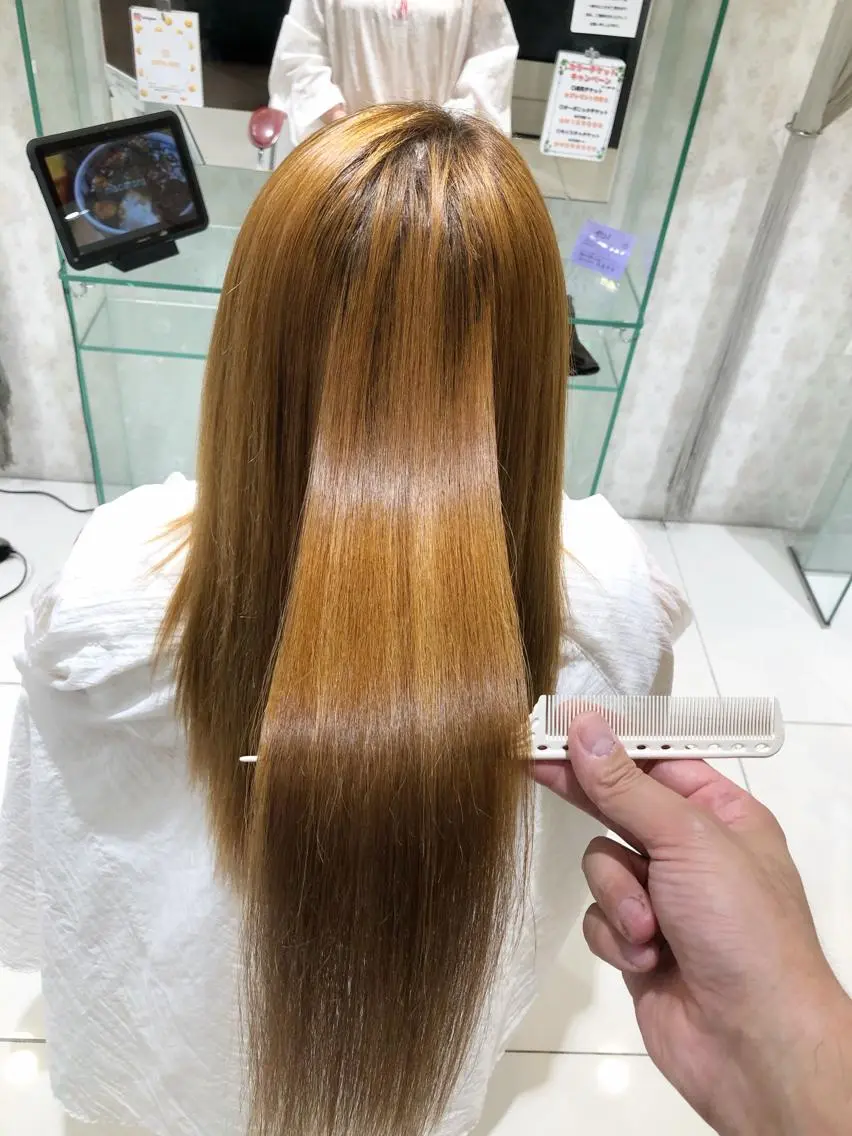 セミロング 縮毛矯正 カット 縮毛矯正 トリートメント 秋山 幸太のヘアスタイル
