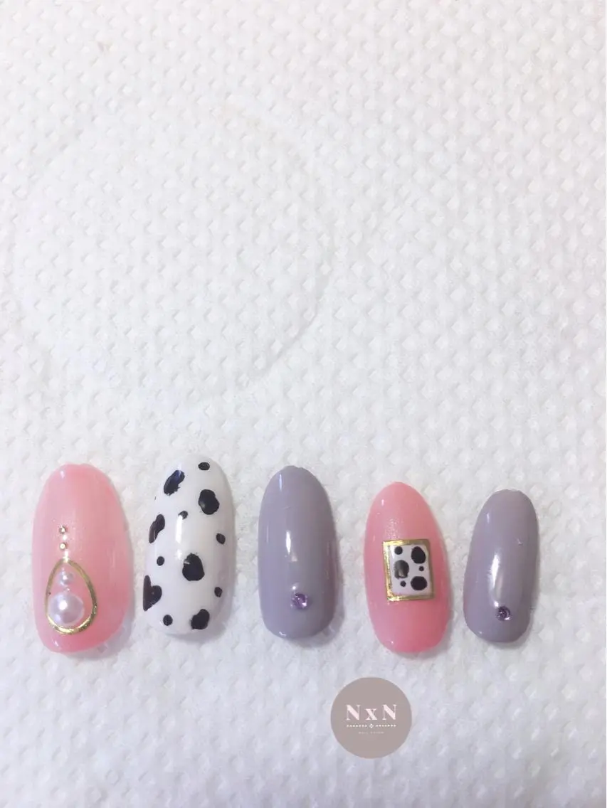 ネイル ジェルネイル ぷっくりネイル ハンドネイル nail salon N×Nのネイルデザイン