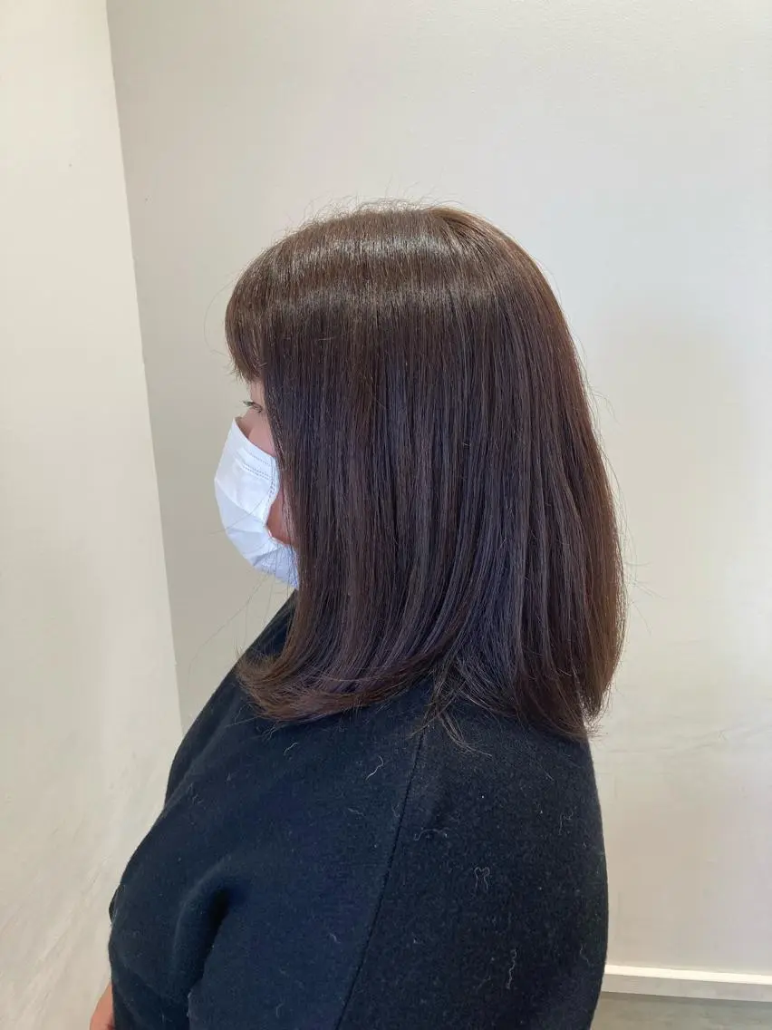カラー ヘアカラー 折本 沙織のヘアスタイル