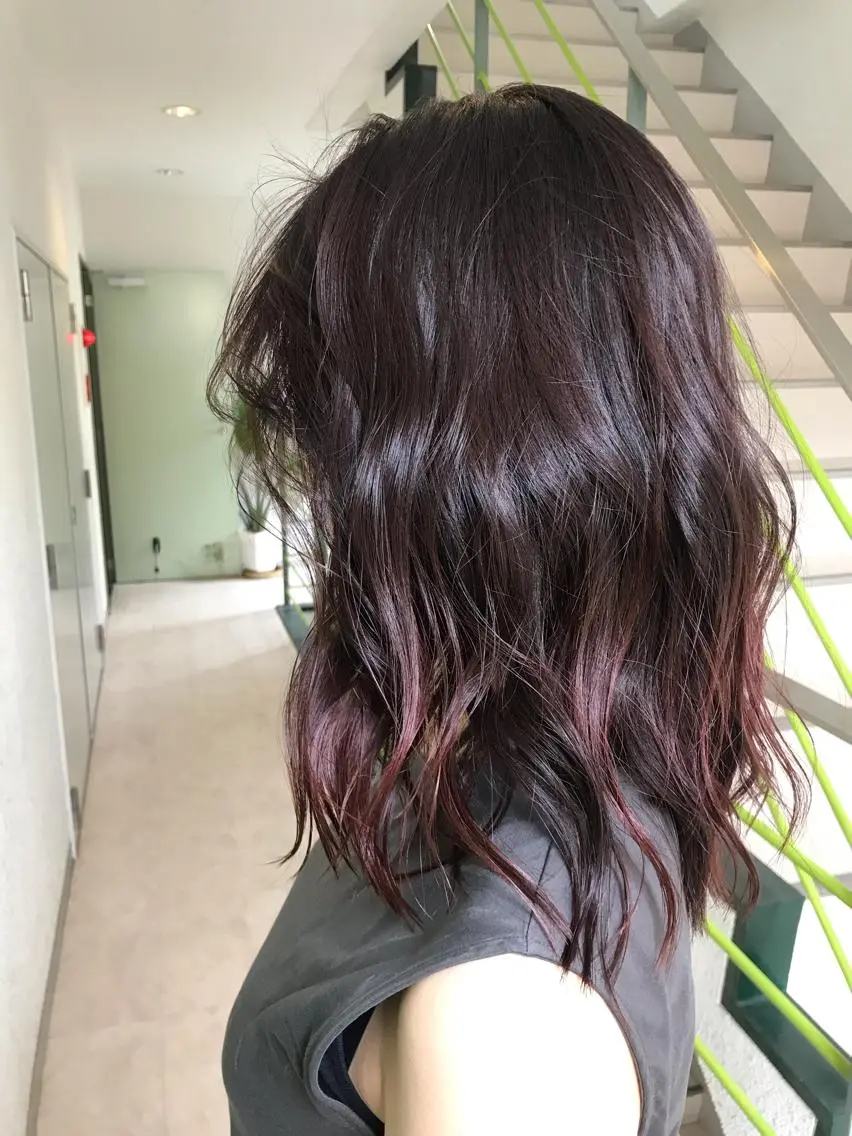 セミロング miu (ミユ)のヘアスタイル