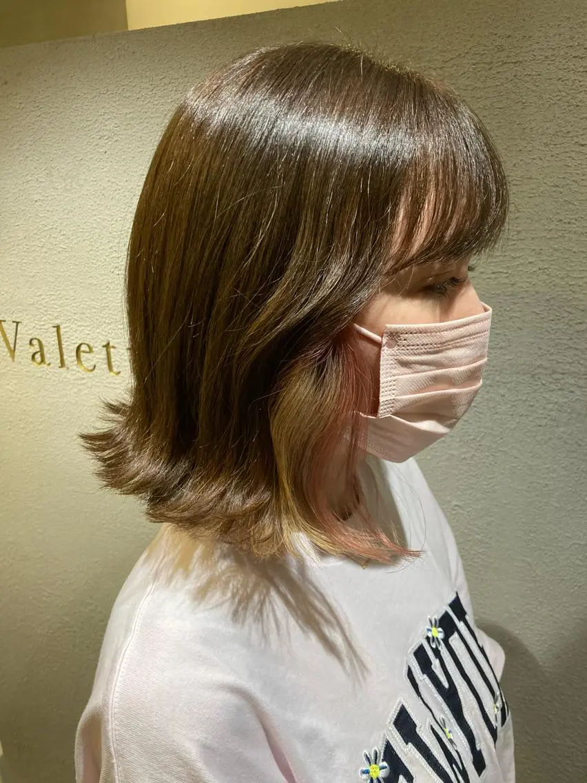 ミディアム カラー 豊中/メンズ特化 岡田 龍之介のヘアスタイル