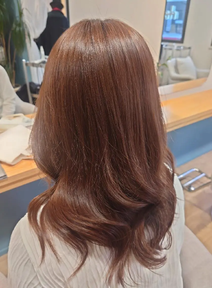 ロング カラー ブラウンカラー カット ヘアカラー 田中将平【 サロンマネージャー】のヘアスタイル