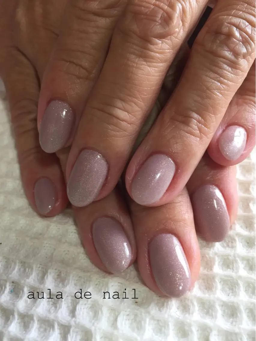 ネイル ワンカラーネイル ハンドケア auladenail アウラデネイルのネイルデザイン