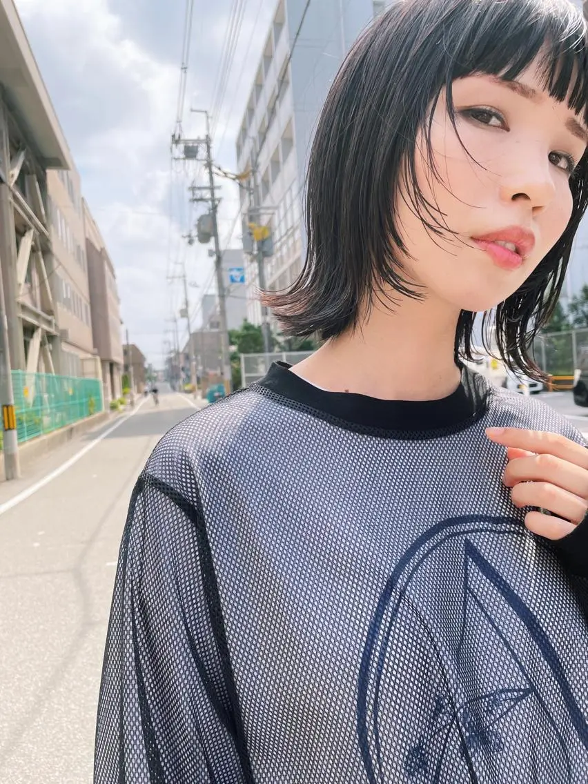 ミディアム 窪田 幸太のヘアスタイル