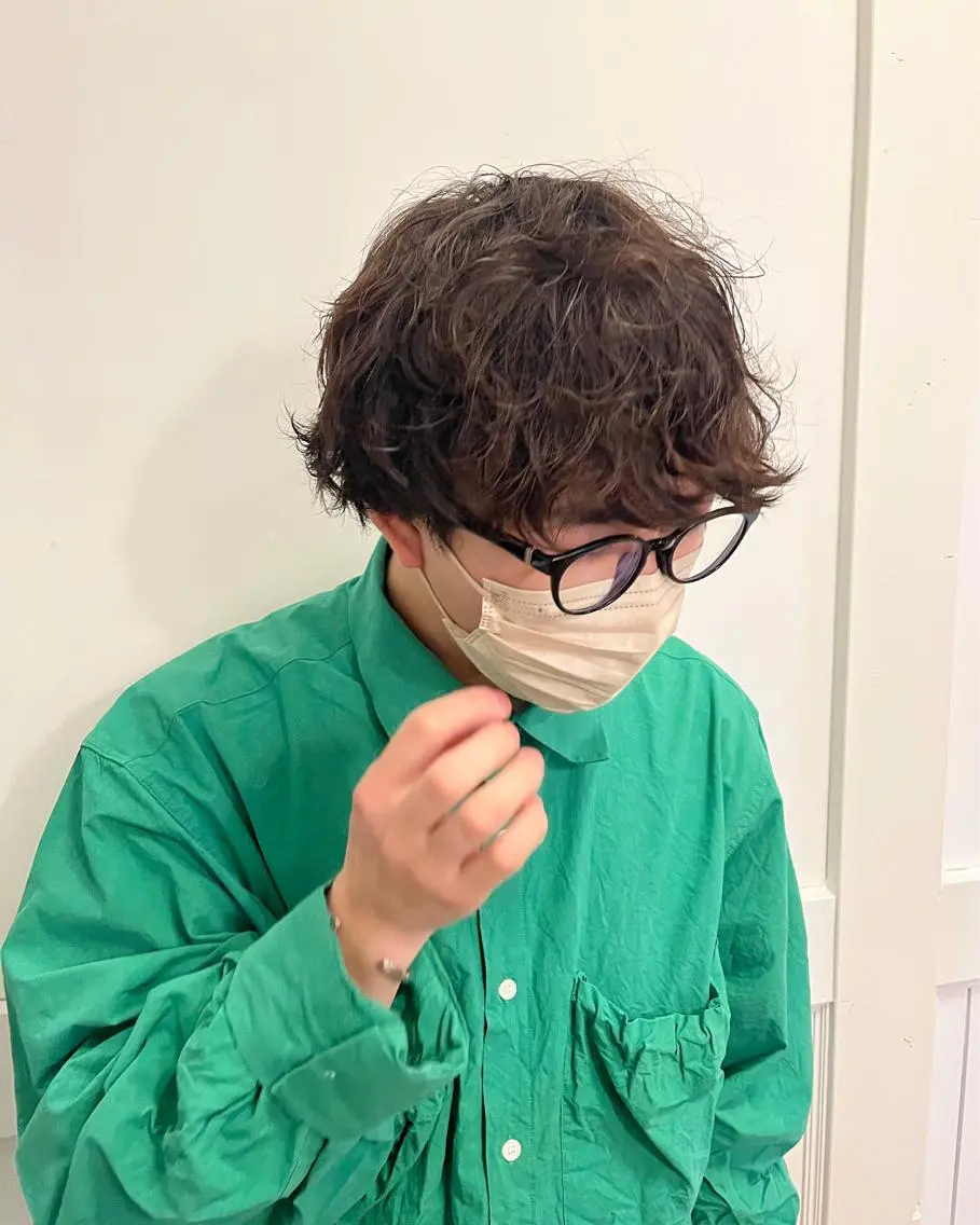 パーマ メンズ メンズパーマ 狩野 くるみのヘアスタイル