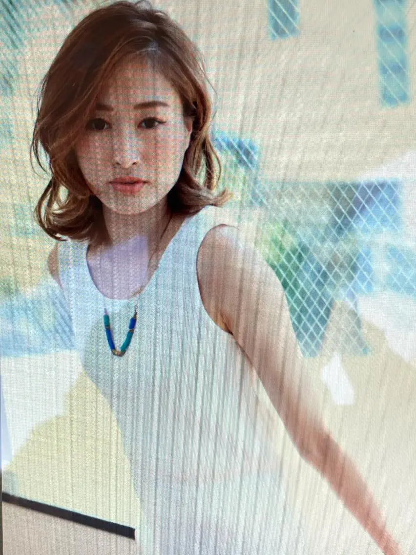 ミディアム ハイライト 渡辺 浩二のヘアスタイル