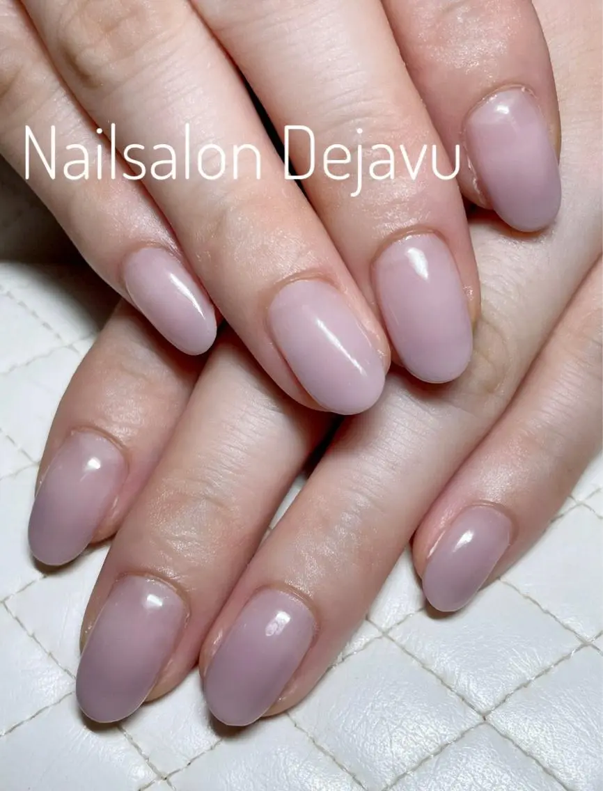 ネイル アートネイル グラデーション ワンカラーネイル ピンク ハンドネイル Nail salon Dejavu 🌿のネイルデザイン