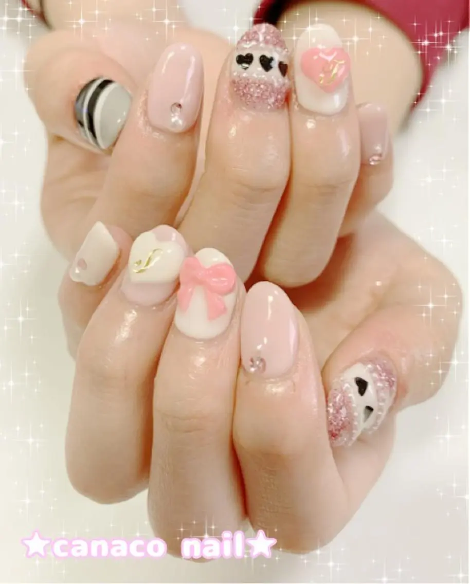 ネイル アートネイル ジェルネイル パラジェル ストーンネイル ハンドネイル ハンドケア ベテランネイル cnc nailのネイルデザイン
