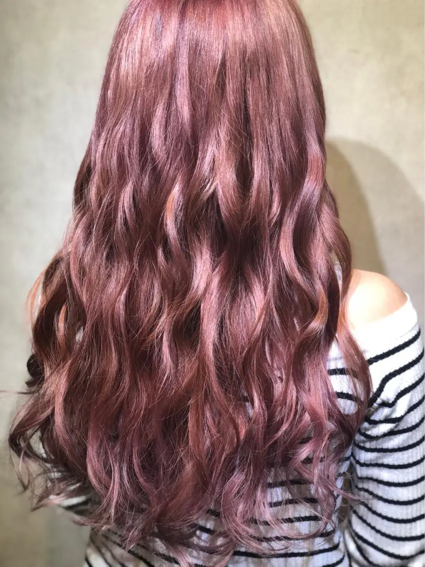 ロング ヘアカラー トリートメント 西村 雄二/エクステのヘアスタイル