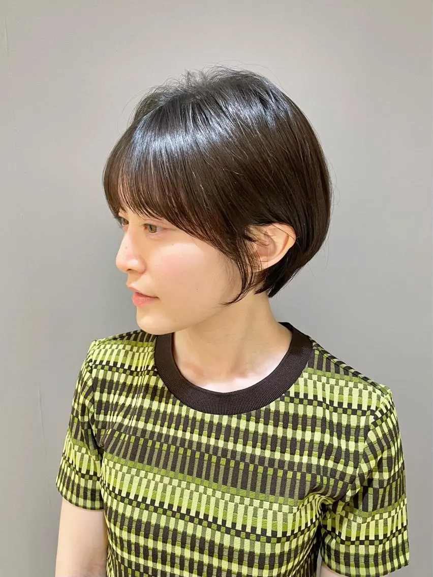 ショート ショートボブ ハンサムショート 丸みショート ボブ ショートヘア 荻窪/ショートヘア✨ ショートボブ長松大哉のヘアスタイル