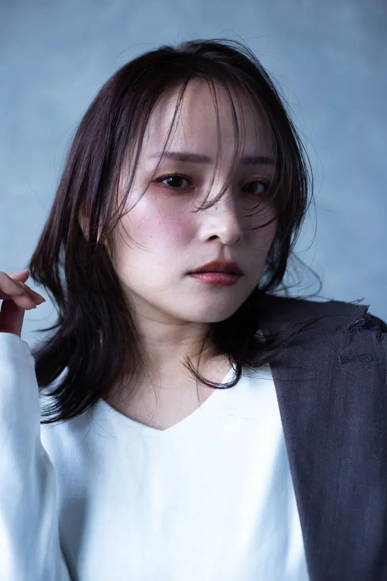 セミロング カラー カット 寺山 靖晃のヘアスタイル