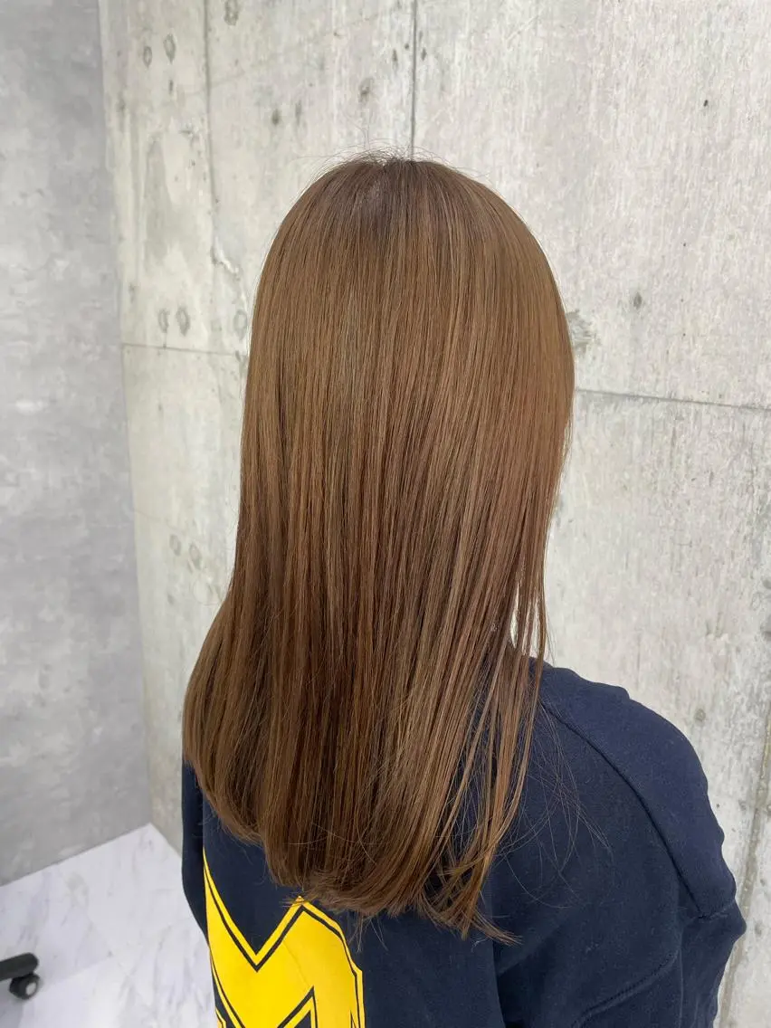 ロング カラー ハイライトカラー ハイライト カット ヘアカラー トリートメント 中溝 トシミのヘアスタイル