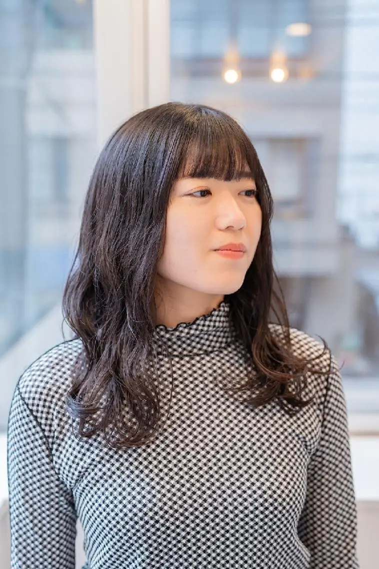 ロング カット パーマ Lazo/ 原弥和子のヘアスタイル