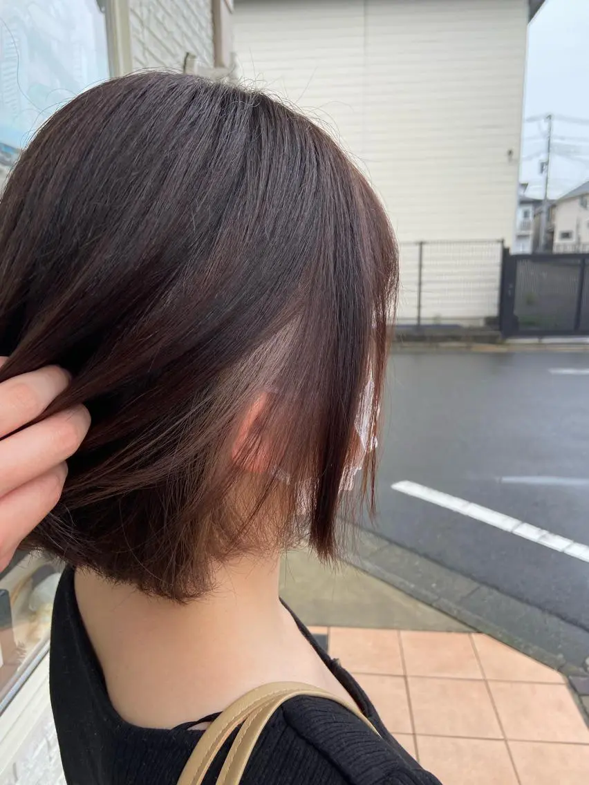 ショート カラー 🪼高評価🪼 💎柴崎の藤咲💎のヘアスタイル