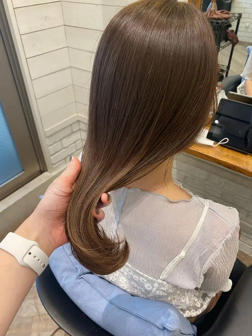ロング カラー ベージュカラー 🌟アレンジが似合う カラー🌟Rumiのヘアスタイル
