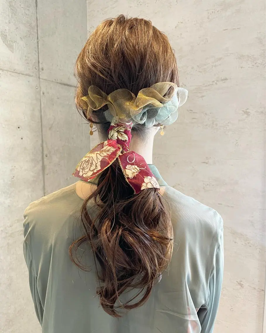 ロング ヘアアレンジ 🎀ヘアセット/艶髪 /はやしほのか🎀のヘアスタイル