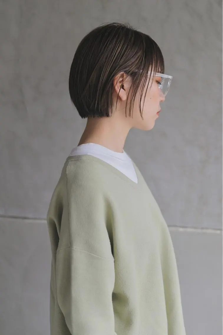 ミディアム ハイライト カット ヘアカラー トリートメント ayane⭐️ボブ・ ショート・パーマのヘアスタイル