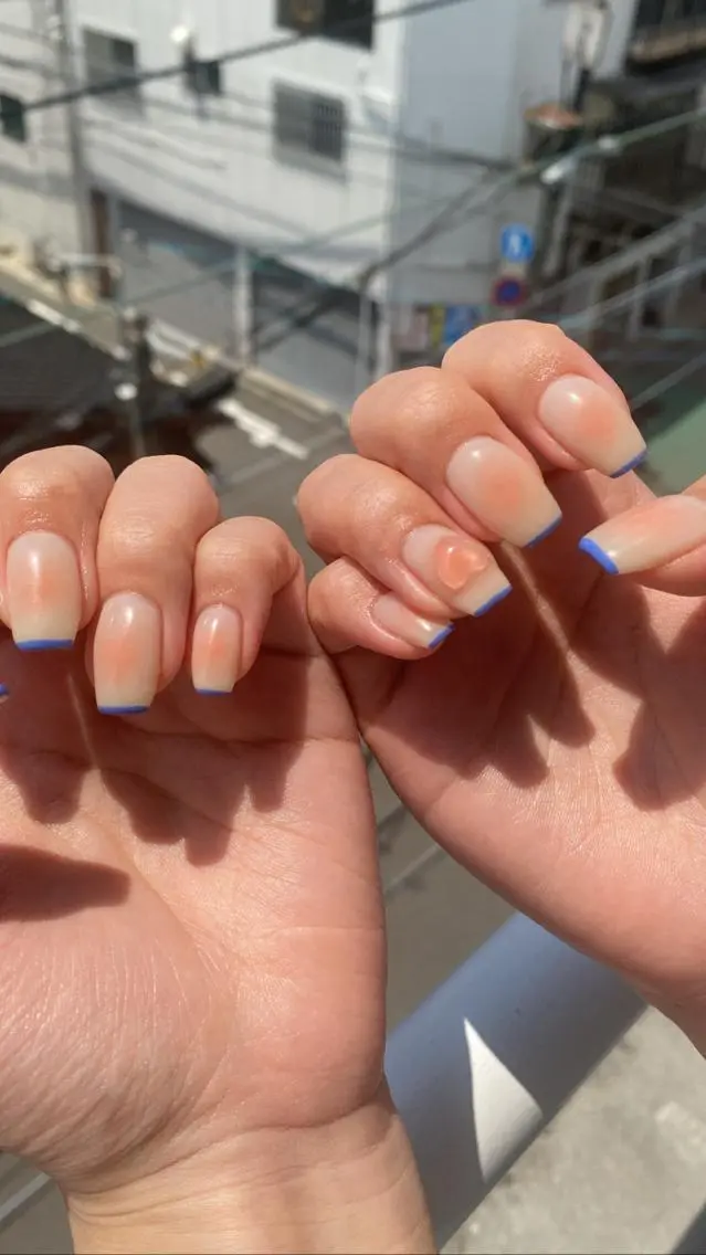 ショート カラー ネイル tetty nailsalonのネイルデザイン