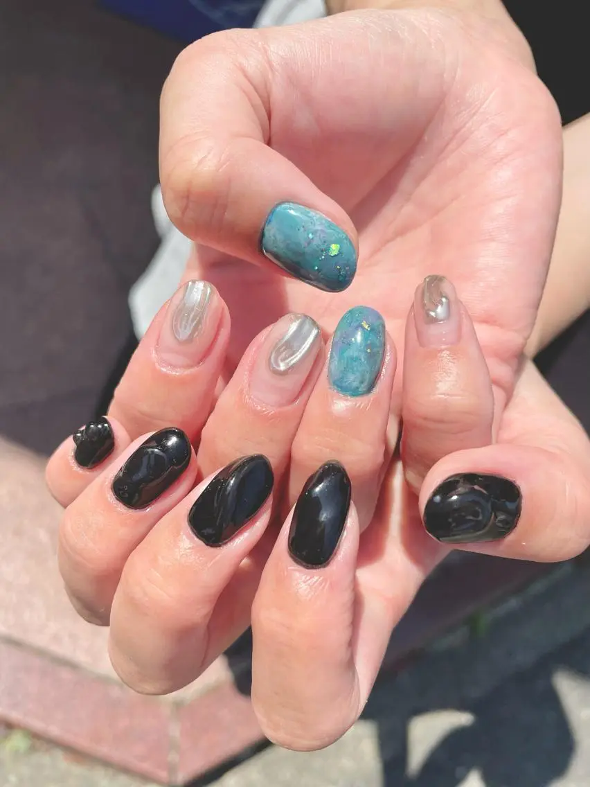 ネイル ハンドネイル Ash関内ネイリスト 荒木のネイルデザイン