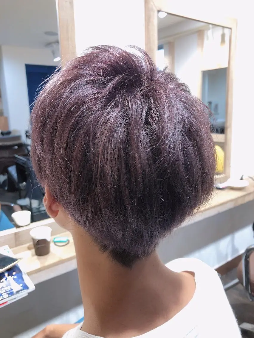 ショート カラー メンズ カット ヘアカラー トリートメント 浦山 和之のヘアスタイル