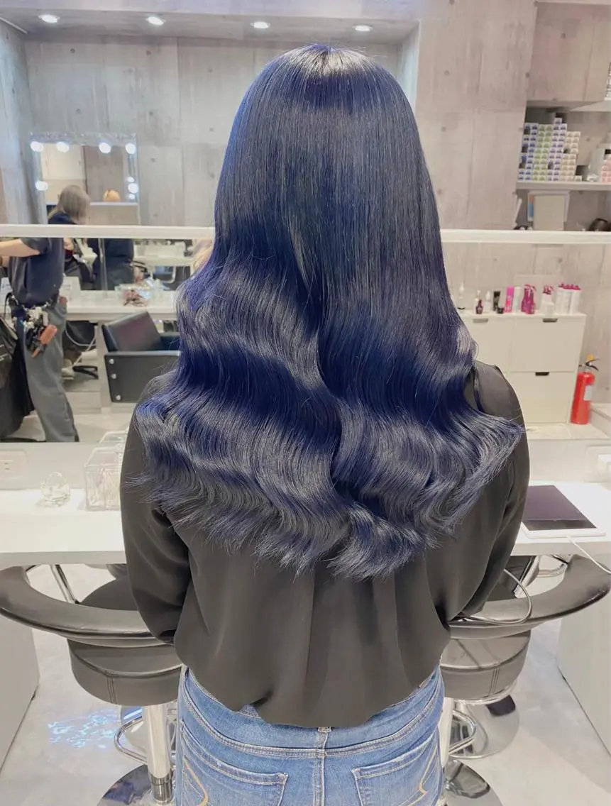 ロング カラー ヘアアレンジ メンズ ハイトーン特化💍 chloe💍韓国のヘアスタイル