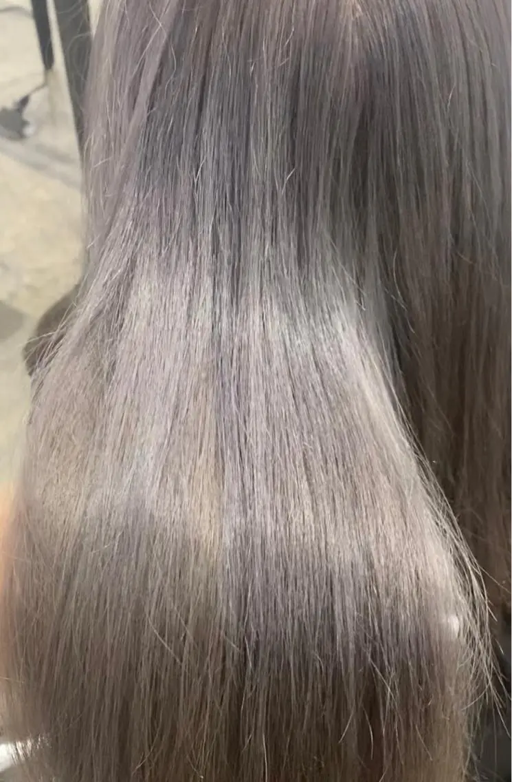 ロング カラー パーマ ヘアアレンジ メンズ メンズハイトーン ハイトーンカラー 髪質改善 トリートメント 新宿⌇韓国風ヘア ⌇透明感カラーのヘアスタイル