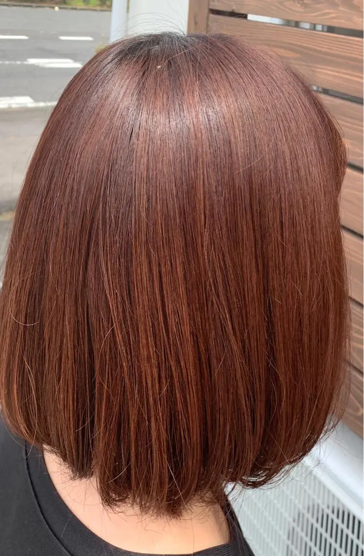 ミディアム カラー 中本 愛理のヘアスタイル