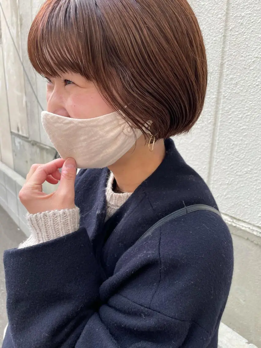 ショート カット ヘアカラー トリートメント ayane⭐️ボブ・ ショート・パーマのヘアスタイル