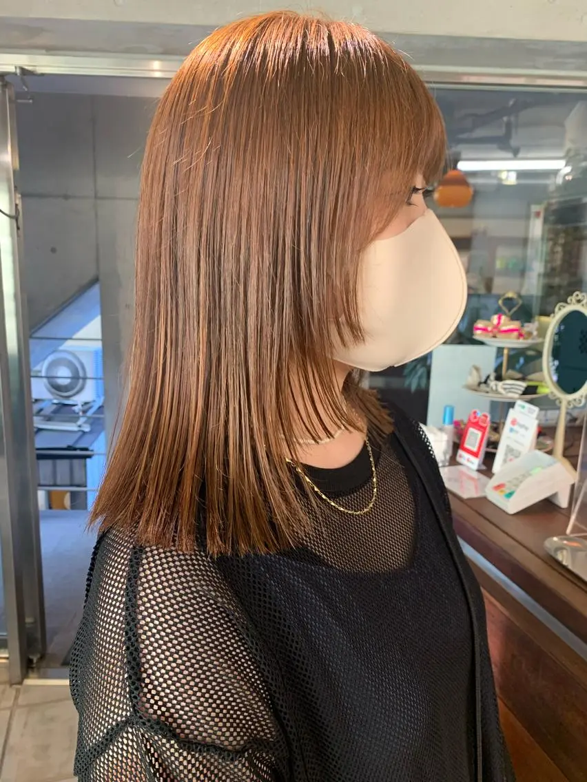 ミディアム 顔周りカット 姫カット 外ハネヘア カット 土屋かすみ✁︎. ꙳ 姫カットのヘアスタイル