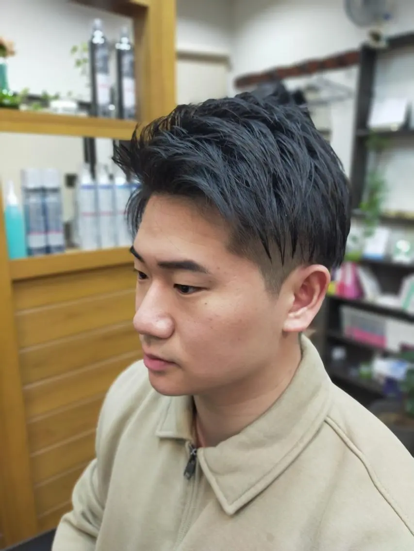 ショート メンズ 男を磨く Barber オオキのヘアスタイル