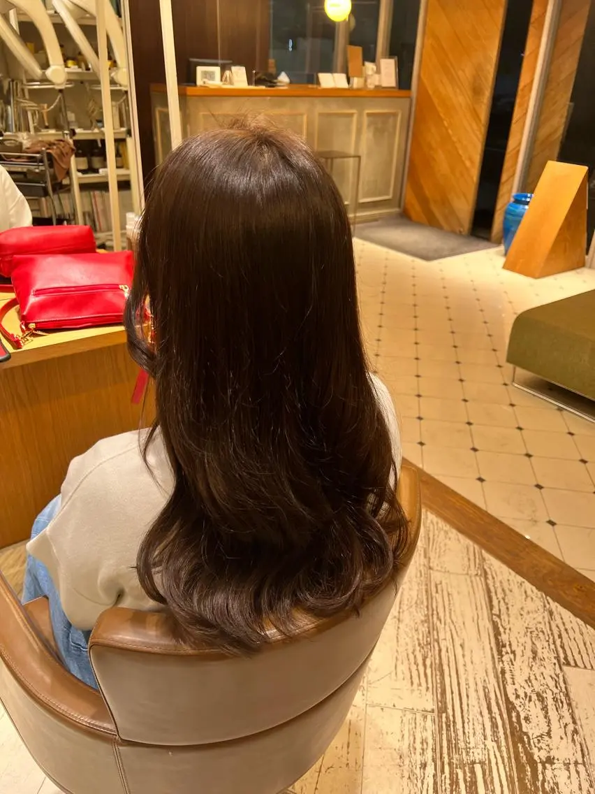 カラー ブリーチ ブリーチなしカラー 似合わせカット /宮本セナのヘアスタイル
