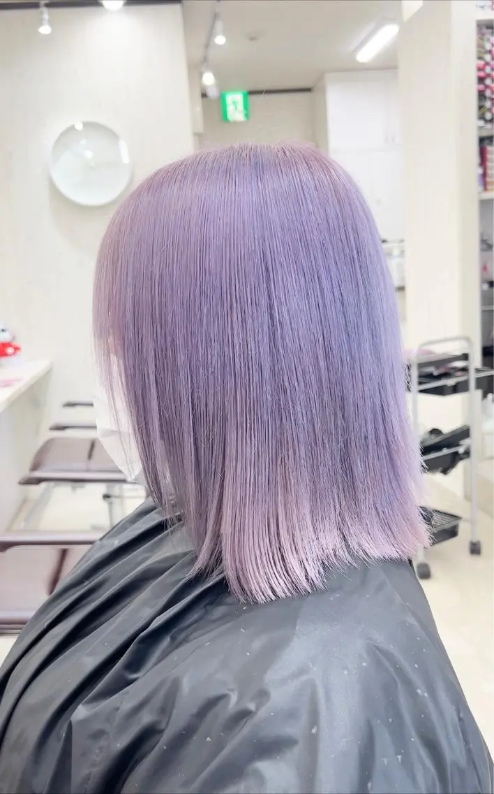 ミディアム カラー ヘアカラー TAKATO ✨ハイトーン✨のヘアスタイル